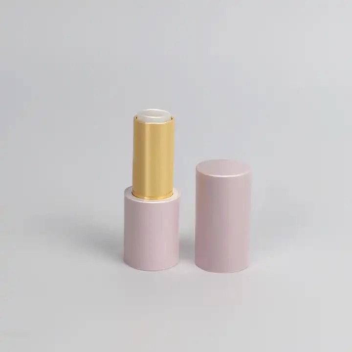 Round Plastic Magnetic Lipstick Tube