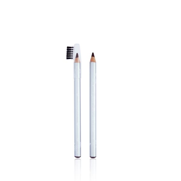 Wooden Eyebrow Pencil with Brush Cap