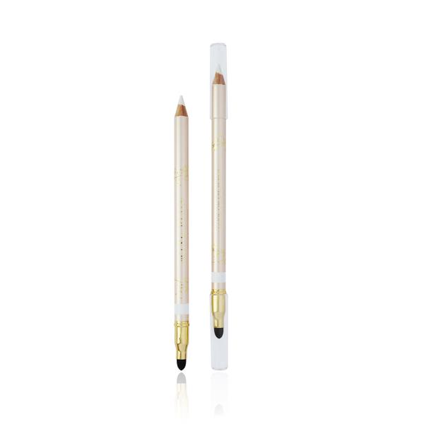 Wood Eyeliner Pencil with Sponge Shaper and Aluminum Detail