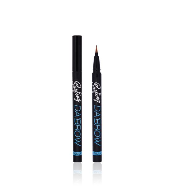 Brush Tip Long-Lasting Eyeliner/Brow Liner