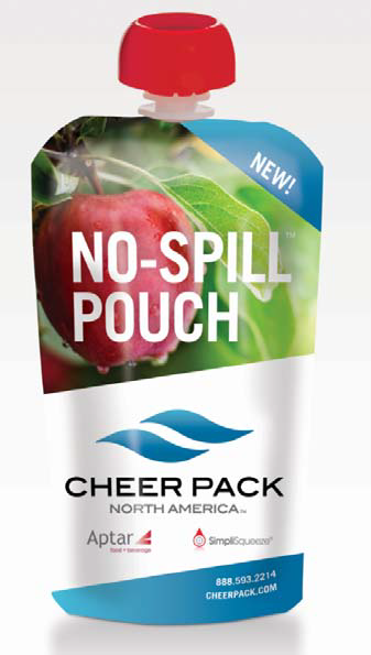 Cheer Pack North America and Aptar Food + Beverage partner to launch a premade “No-Spill” Spouted Pouch solution in North America