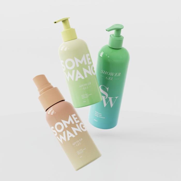 Color Me Gorgeous: Somewang's Gradients Glamorize Beauty Packaging!