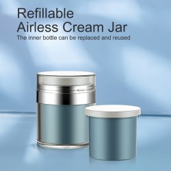 50ml Refillable Airless Cream Jars