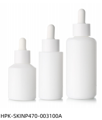 White Thick Porcelain Pipette Dropper Bottle
