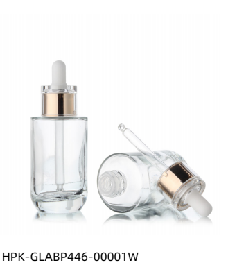 Glass Pipette Dropper Bottle With Aluminum Collar - Neck Size-20/415
