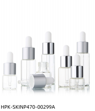 Glass Pipette Dropper Bottle With Aluminum Collar- Neck Size-15/415