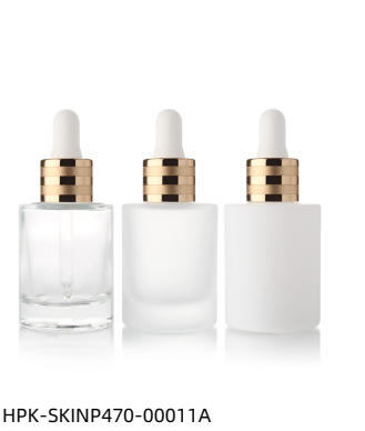 Thick Base U Shaped Glass Pipette Dropper Bottle with Wood/Bamboo Collar