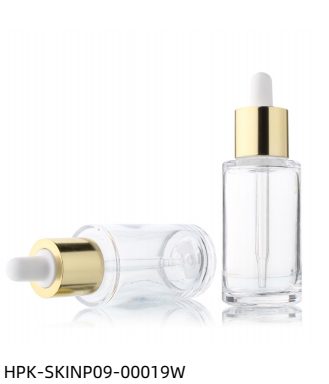 Thick Plastic Pipette Dropper Bottle With  Aluminum Collar