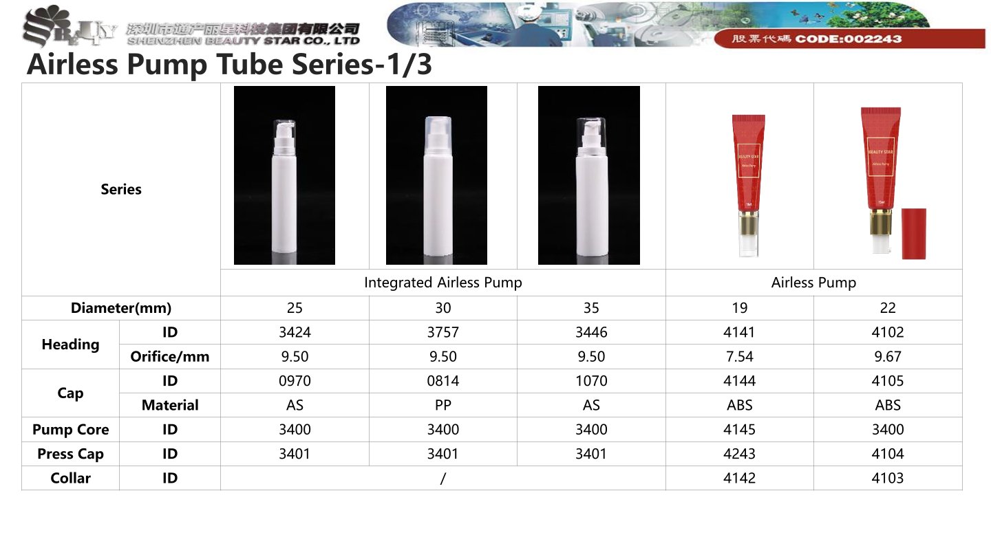 Airless Pump Tube Series-1/3