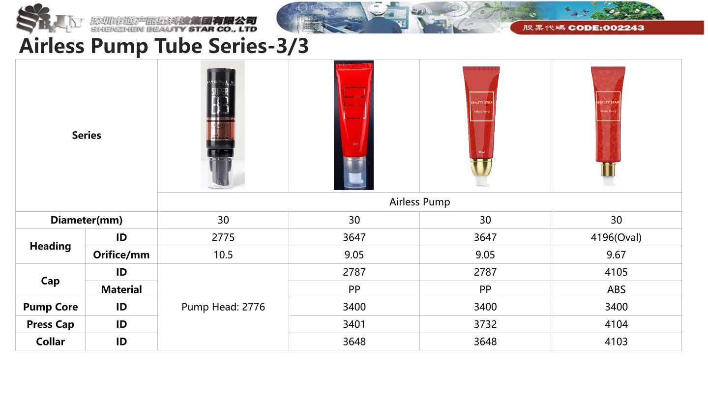 Airless Pump Tube Series-3/3