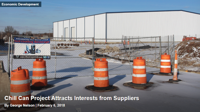 Chill Can project attracts interest from suppliers
