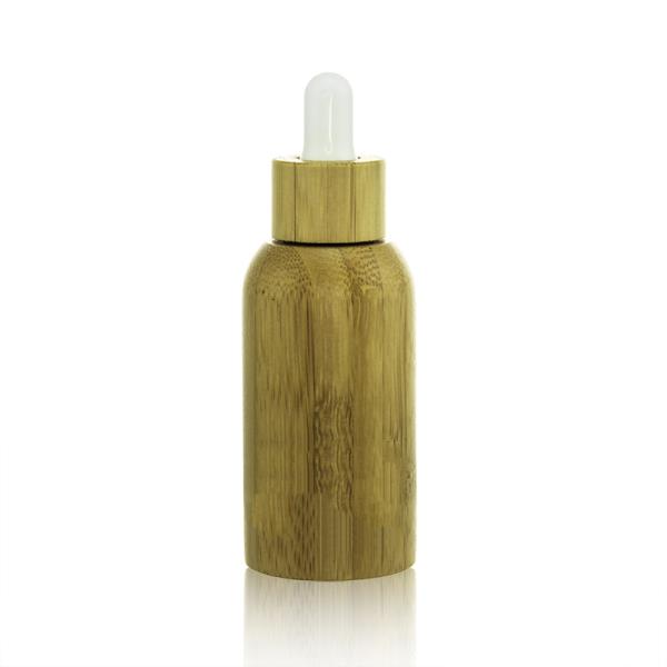 Bamboo Glass Dropper Bottle