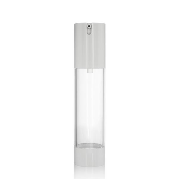 SAN White Actuator Round Airless Bottle 40ml