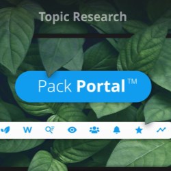 Topic Research with Pack Portal