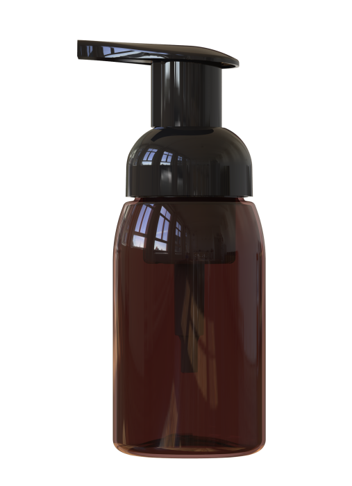 PET Plastic Round Foam Bottle - 1440 - 130 ml