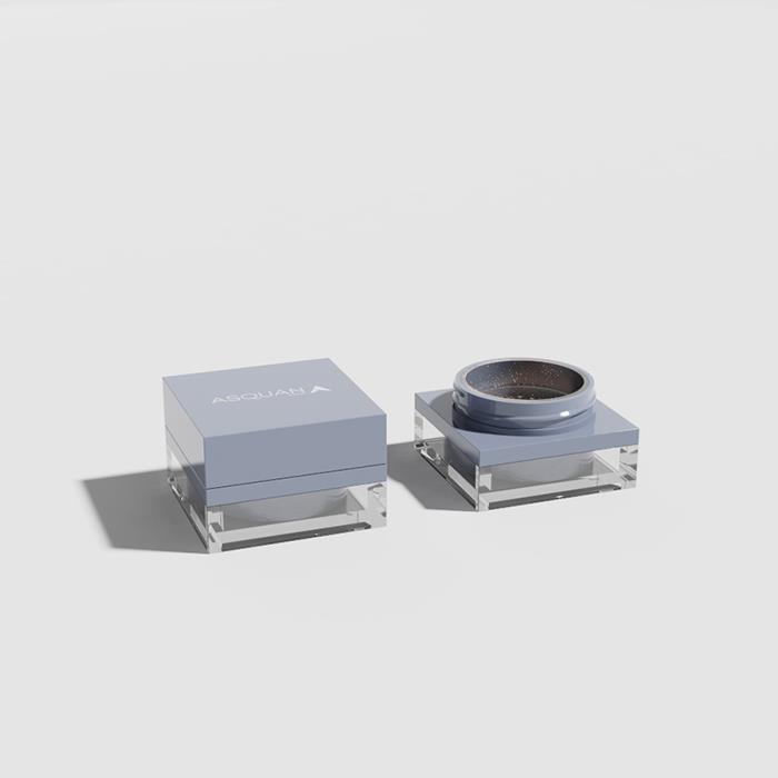 Airtight Square with Collar & Inner Jar 10g