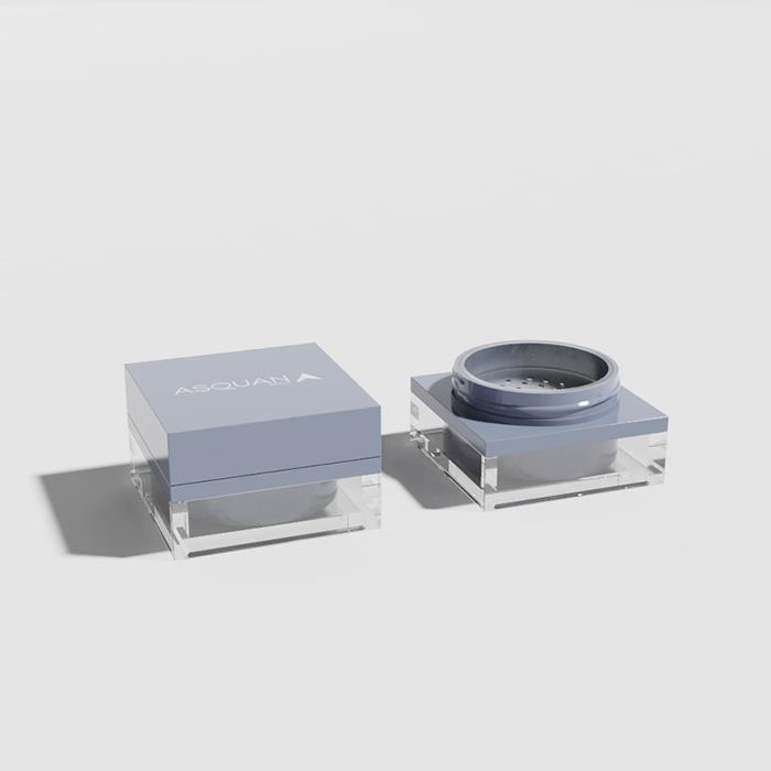 Airtight Square with Collar & Inner Jar 20g