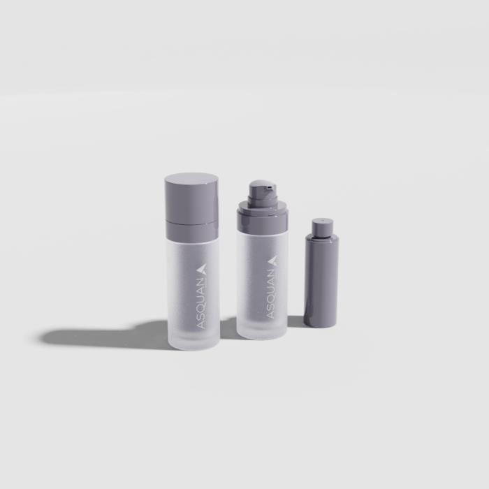 Rechargeable Airless Glass Pump Round 30mL