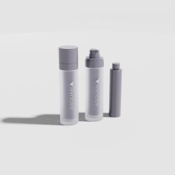 Rechargeable Airless Glass Pump Round 50mL