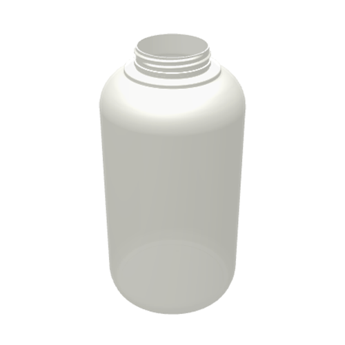 1500cc HDPE White Bottle