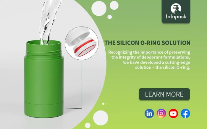 Tatapacks silicon O-ring solution