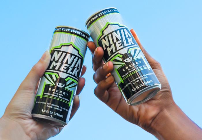 Ninja Melk canned energy drink punches through lockdown