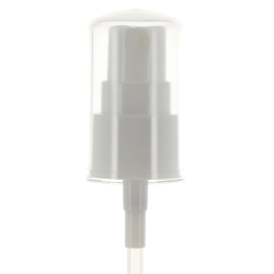 20/410 PP/PE, Fine Mist Sprayer Pump with Over Cap, 0.2cc