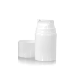 30ml Short All White Airless Treatment Pump Bottle