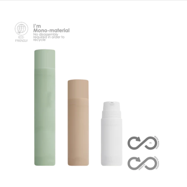 The Infinity Airless Treatment Pump Bottle Series: Fully Recyclable & Mono-material