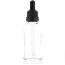 50ml & 100ml Boston Round Bottles with Ribbed CRC Dropper (APG-BT-50-CL-20)