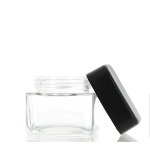 59ml Glass Jars with Plastic Child Resistant Cap