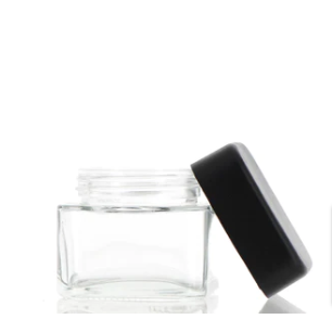 88ml Glass Jars with Plastic Child Resistant Cap