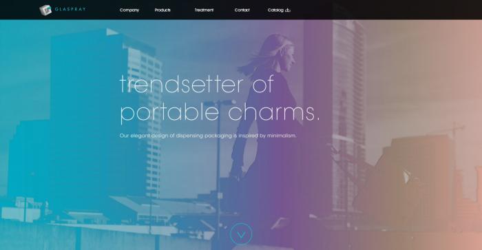 Glaspray updates its look with a contemporary new site