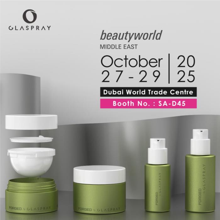 Glaspray's FORGED Debuts at beautyworld Middle East