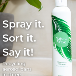 Spray it. Sort it. Say it! Recycling Aerosol Cans in Three Steps!