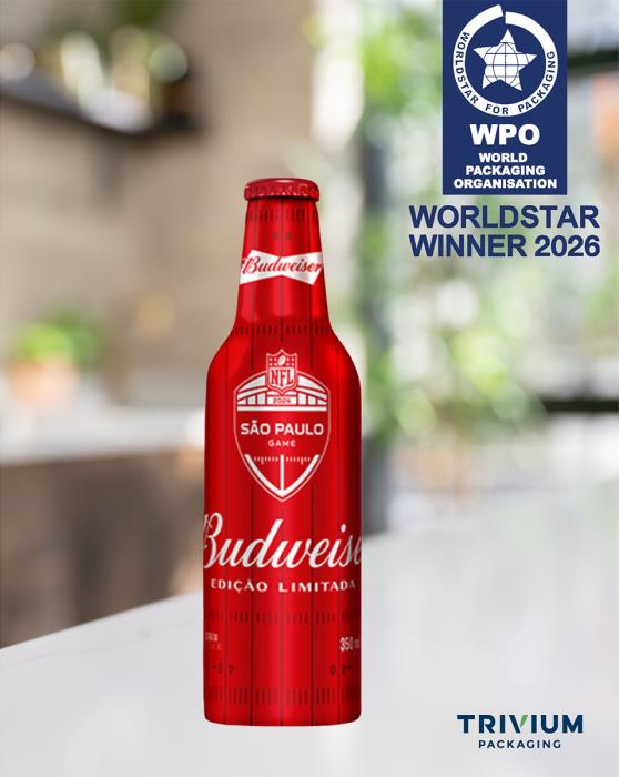 Trivium Wins Worldstar for Budweiser NFL Aluminum Bottle