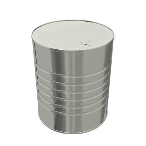 Steel Cylindrical ø127x153 - 6x1