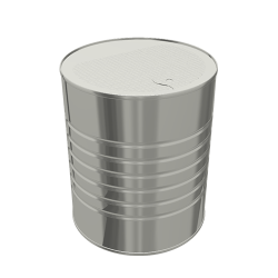 Steel Cylindrical ø127x153 - 6x1