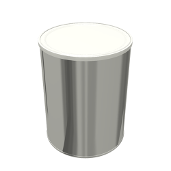 Steel Cylindrical ø127x162.5 - 6x1