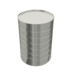 Steel Cylindrical ø153x216 - 6x1