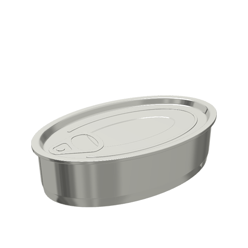 Alu Oval 105x64x34
