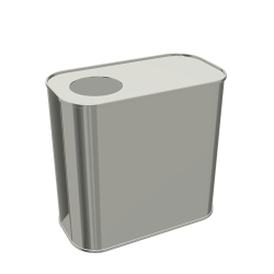 694ml Rectangular Paint & Coating Can