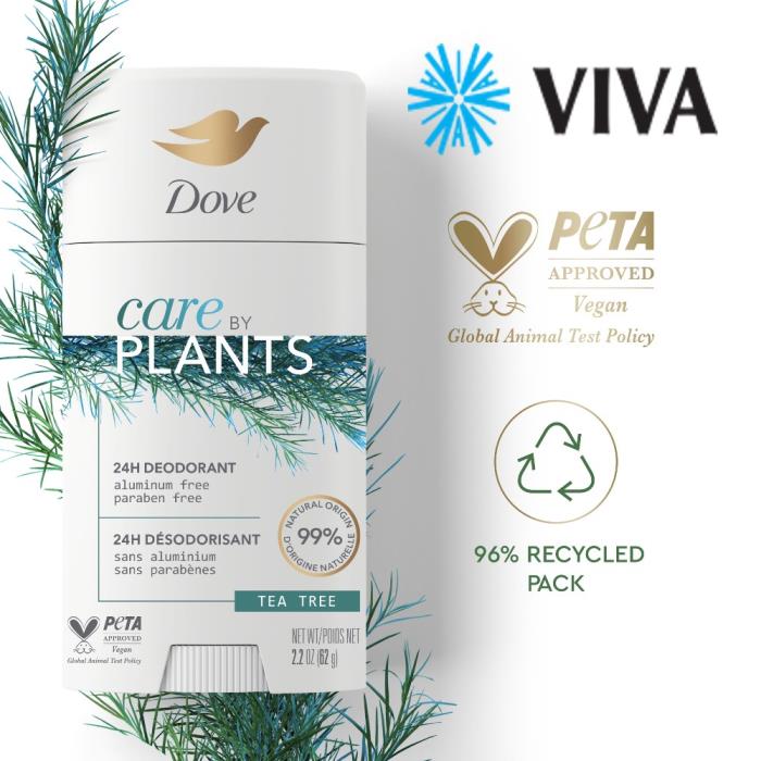 VIVA Supplies 96% Recycled Deodorant Pack for Dove