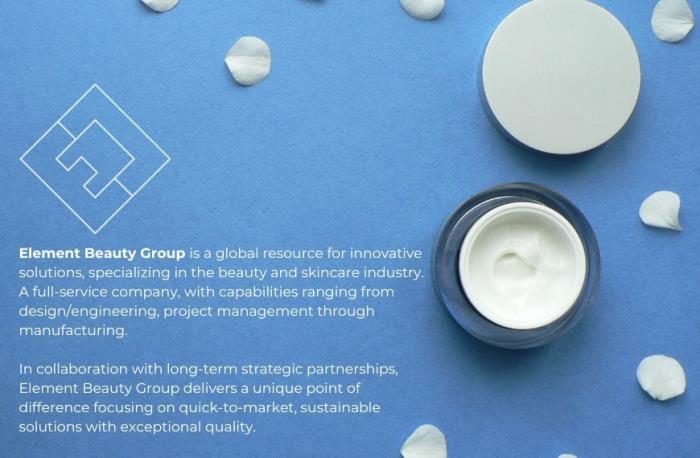Element Beauty Group Plans to Develop New Formulas to Reduce Water Waste