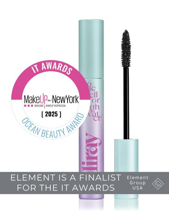 Element's 100% PCR Mascara is Named Finalist in the IT Awards at MakeUp in New York