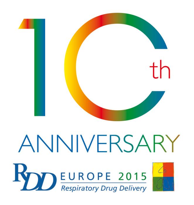 The tenth anniversary of RDD Europe: A great success for the international Respiratory Drug Delivery community