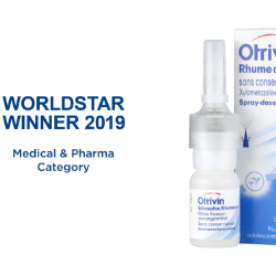Aptar Pharmas Freepod nasal spray device with GlaxoSmithKlines Otrivin wins prestigious WPO WorldStar 2019 award