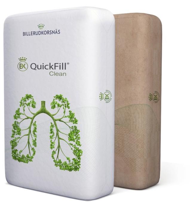 Breathe naturally: The QuickFill Clean sack solution from BillerudKorsnäs