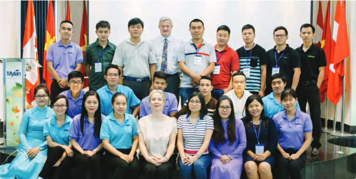 Packaging technology training in Vietnam