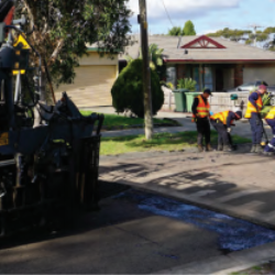 Road built with plastic bags and glass in Australian-first